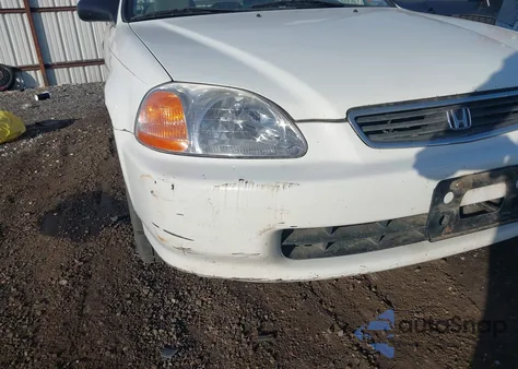 1998 Honda Civic Lx z USA, uszkodzony, nr VIN 2HGEJ6579WH549715